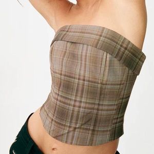 Plaid With Jean Carla Corset